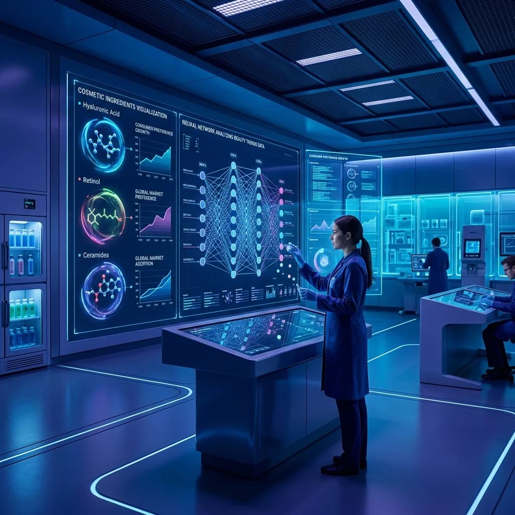 AI dự đoán xu hướng mỹ phẩm 2026: Data mining, predictive analytics, social listening và cách brand Việt áp dụng để launch sản phẩm đúng timing.