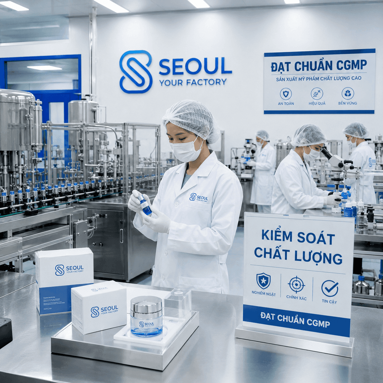 CGMP là gì? Nhà máy Seoul Cosmetic đáp ứng tiêu chuẩn nào?