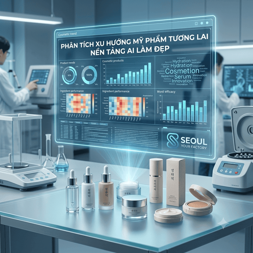 AI dự đoán xu hướng mỹ phẩm: Seoul Cosmetic đón đầu thị trường trước 6 tháng
