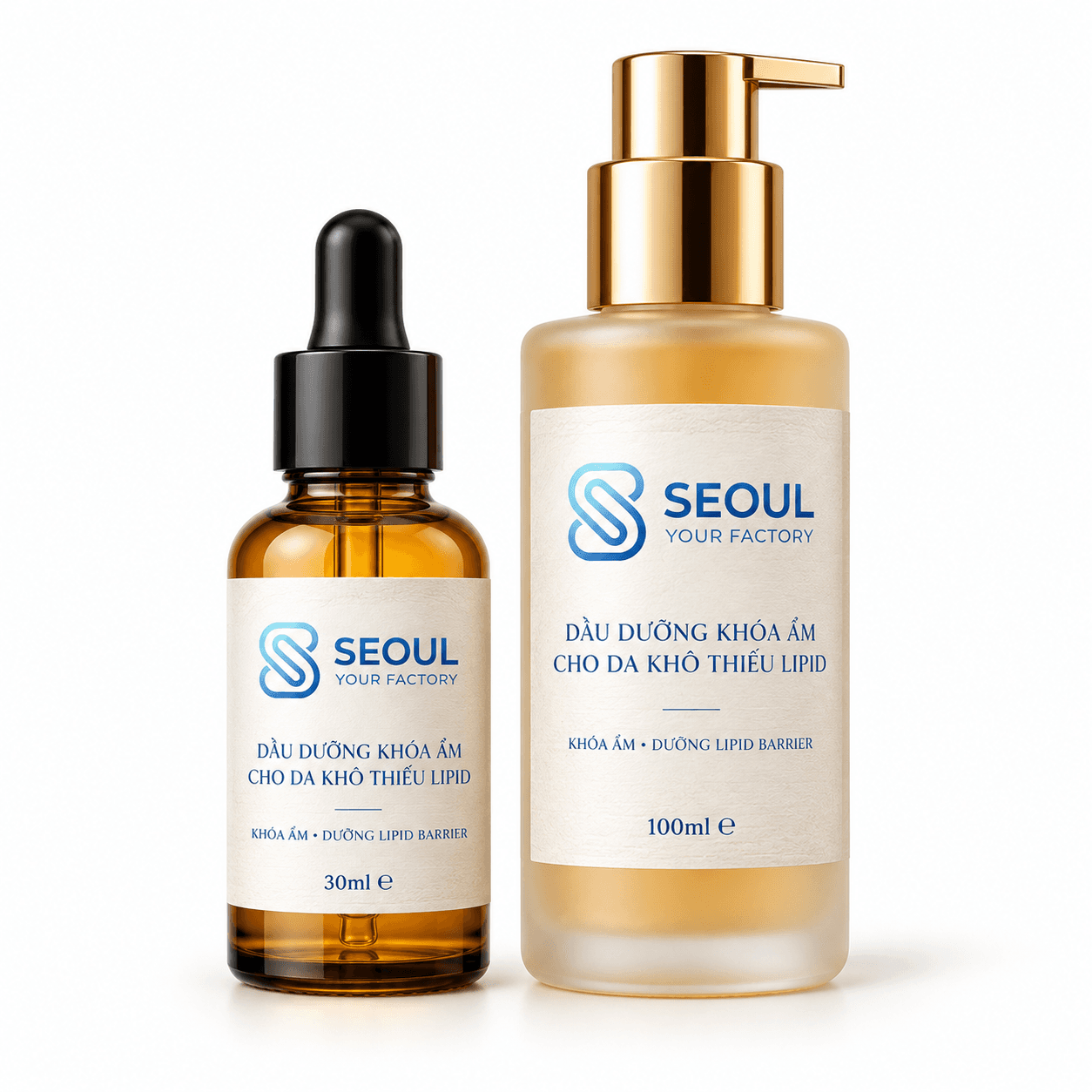 Dầu dưỡng khóa ẩm cho da khô thiếu lipid