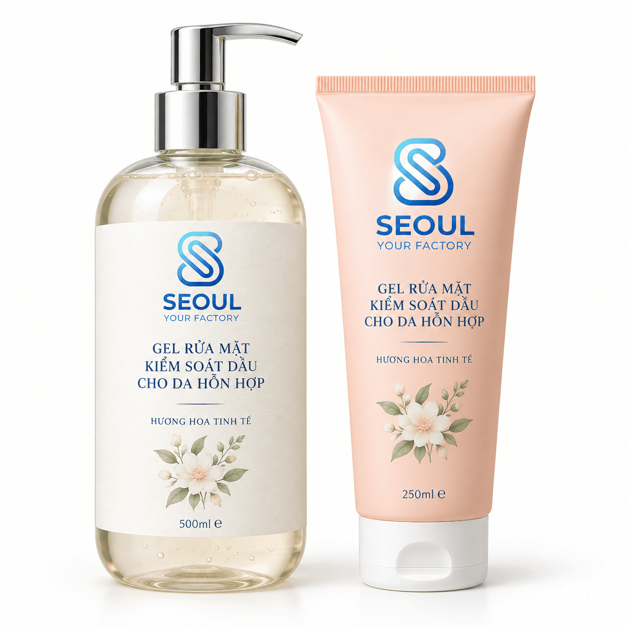 Gel rửa mặt kiểm soát dầu cho da hỗn hợp