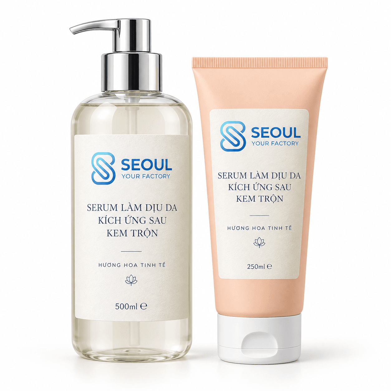 Serum làm dịu da kích ứng sau kem trộn