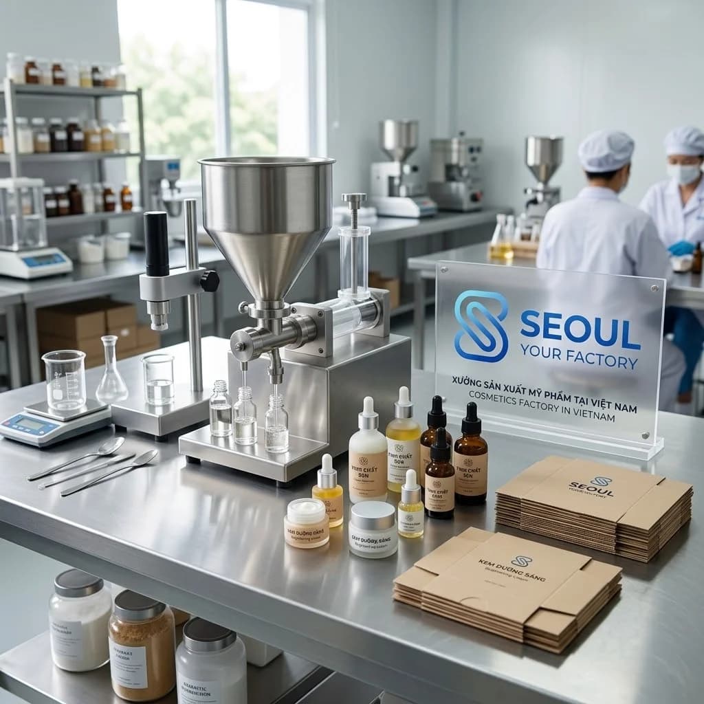 Danh mục sản phẩm gia công mỹ phẩm Seoul Cosmetic