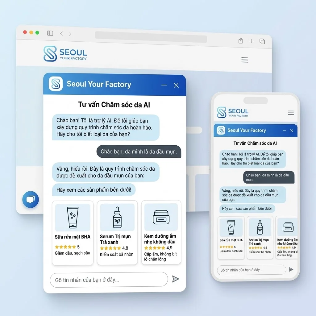 Chatbot AI Tư Vấn Chăm Sóc Da Tự Động