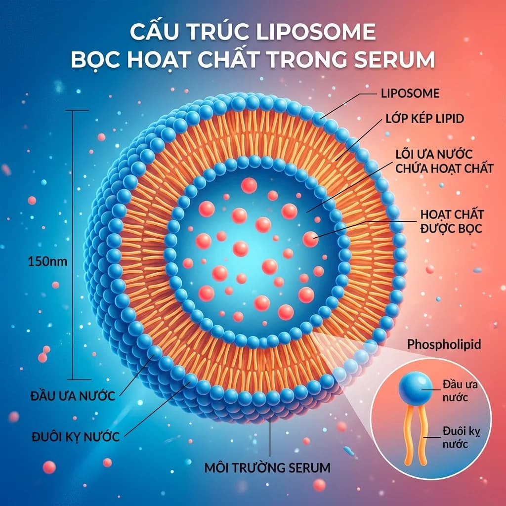 Encapsulation technology trong mỹ phẩm: công nghệ bọc hoạt chất giúp tăng ổn định, giảm kích ứng và kiểm soát giải phóng. 5 loại encapsulation và ứng dụng thực tế 2026.