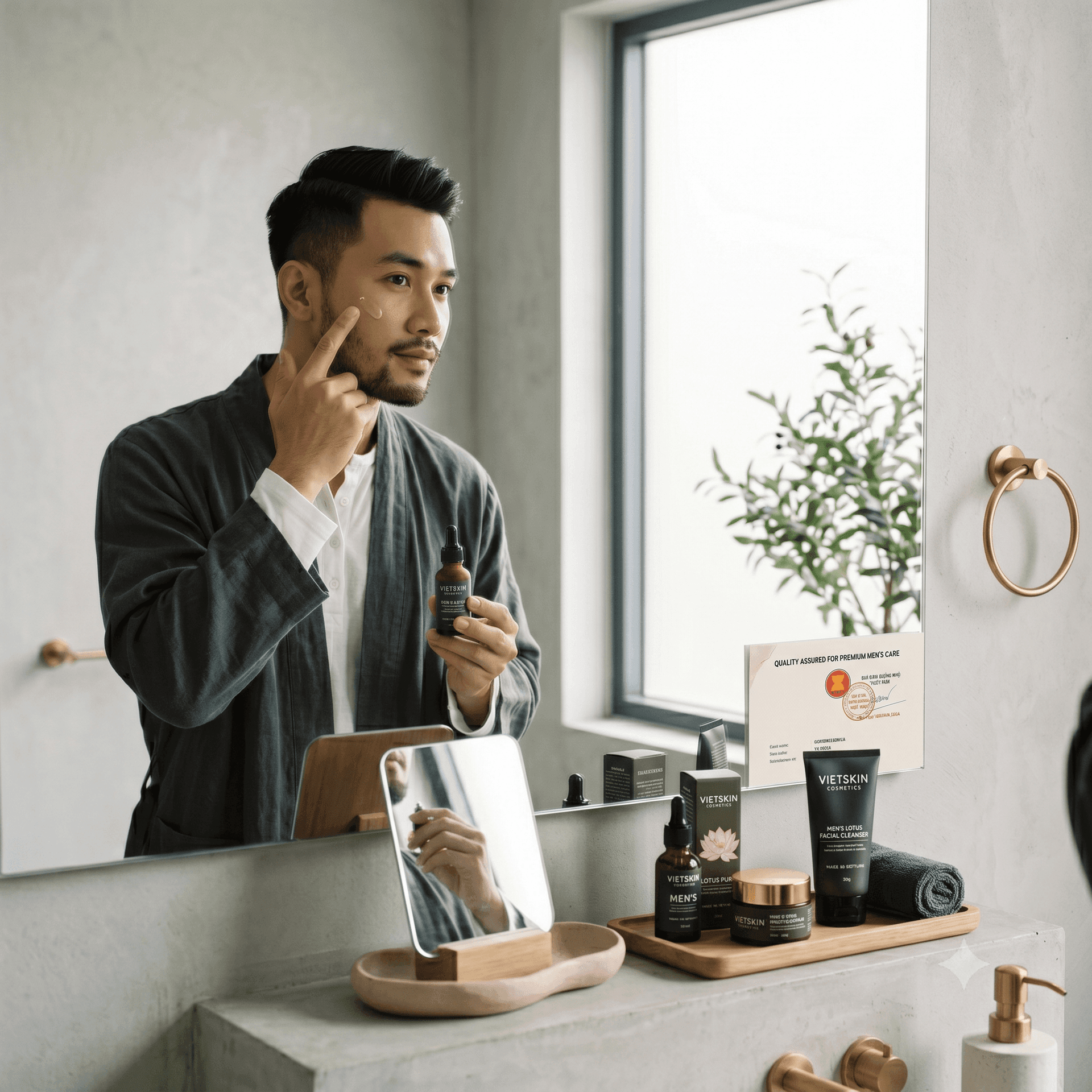Xu hướng mỹ phẩm nam giới 2026: phân khúc còn trống, sản phẩm đang thiếu và cách OEM/ODM giúp brand Việt Nam ra mắt nhanh, giảm rủi ro phát triển sản phẩm.