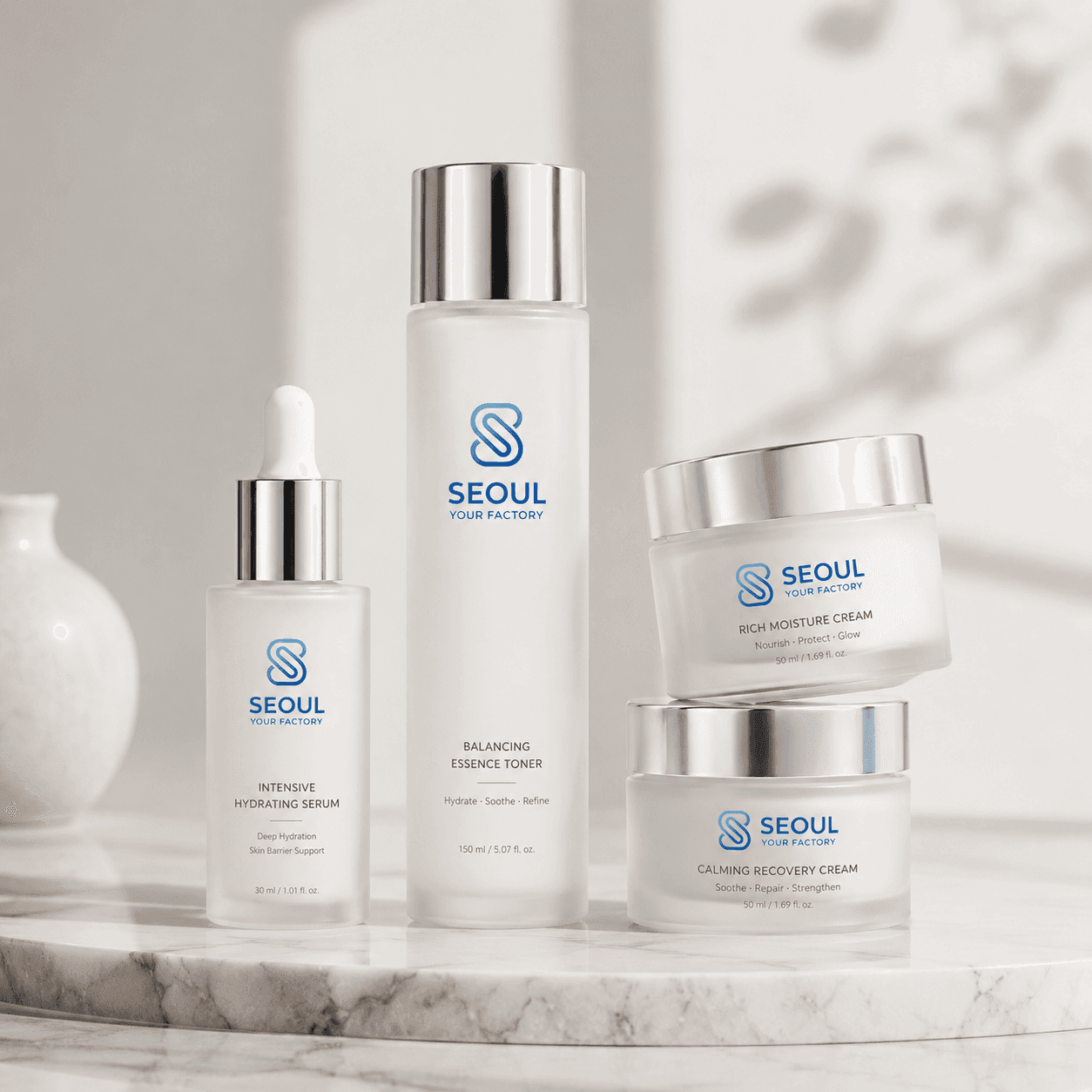 Khám phá dòng sản phẩm chăm sóc da Seoul Cosmetic: serum, kem, toner nào phù hợp với nhu cầu da và thứ tự sử dụng chuẩn. Nhận tư vấn OEM/ODM ngay!