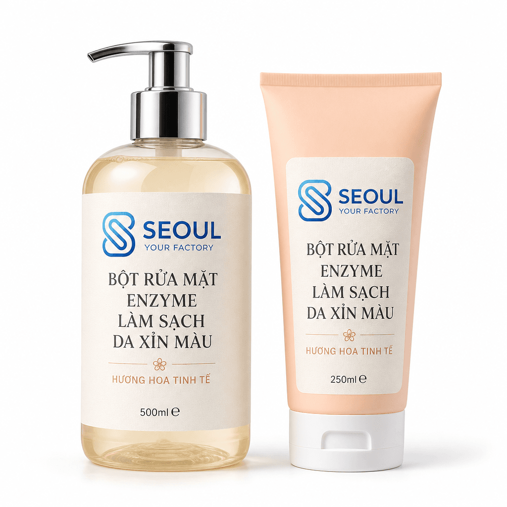 Bột rửa mặt enzyme làm sạch da xỉn màu