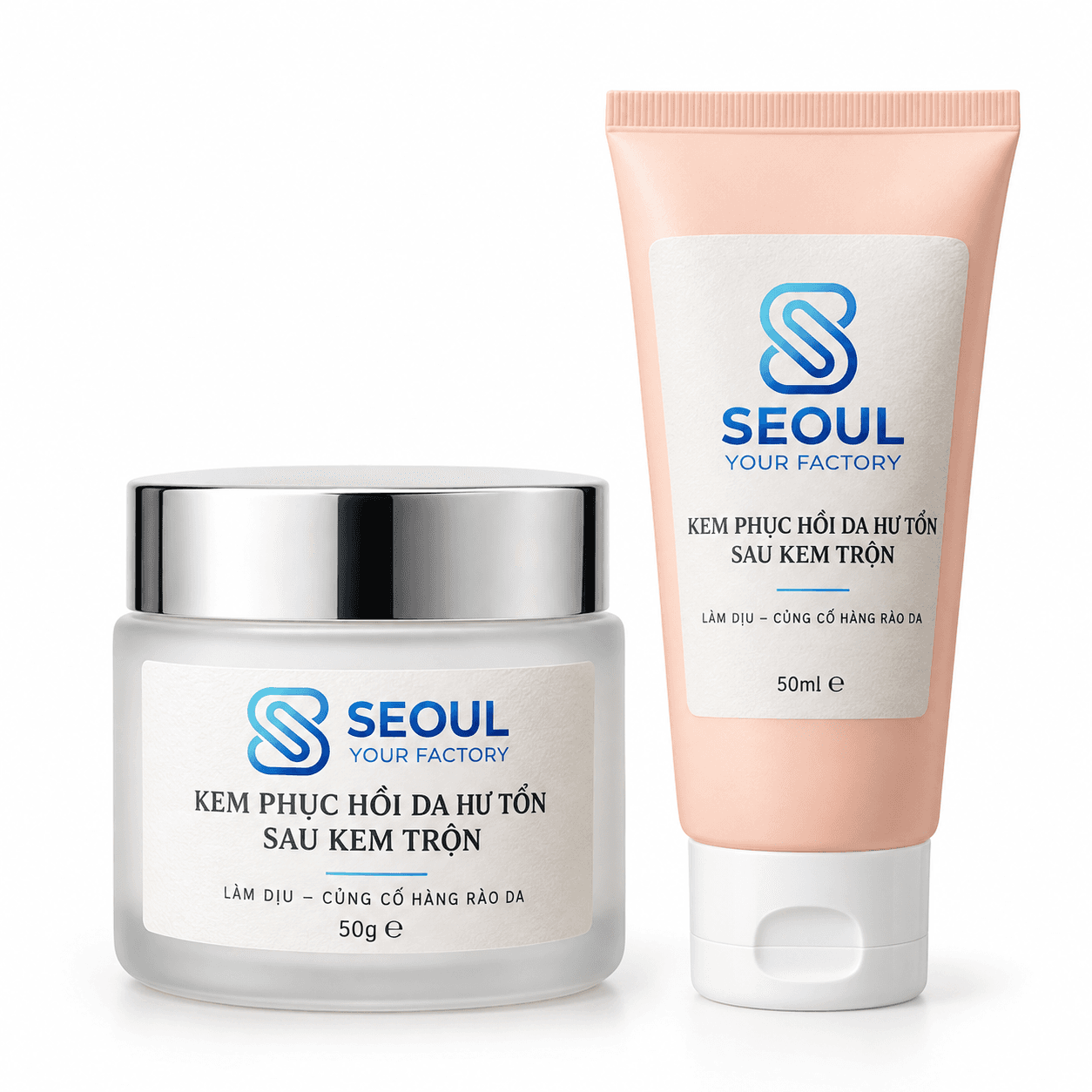 Kem phục hồi da hư tổn sau kem trộn