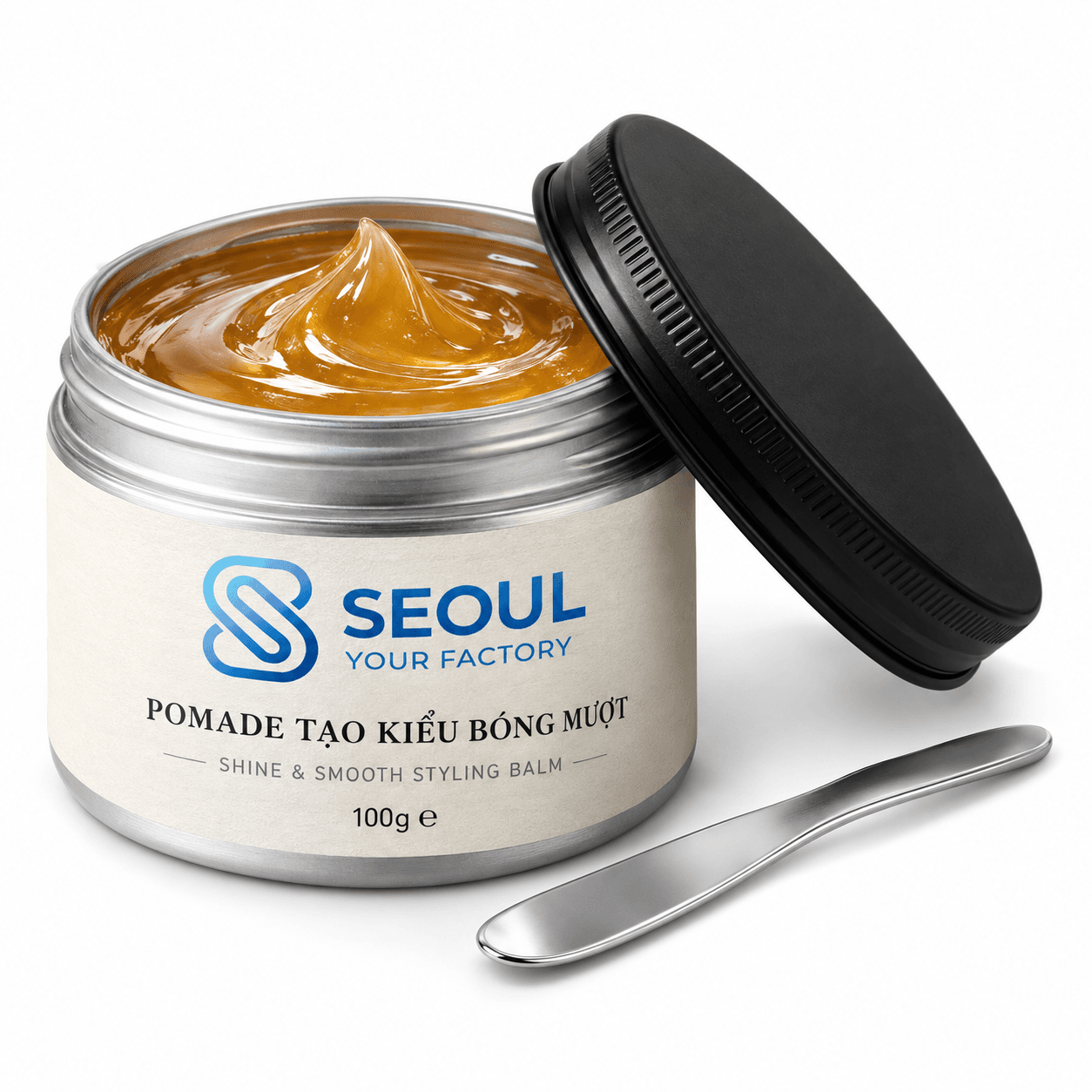 Pomade tạo kiểu bóng mượt cho tóc nam