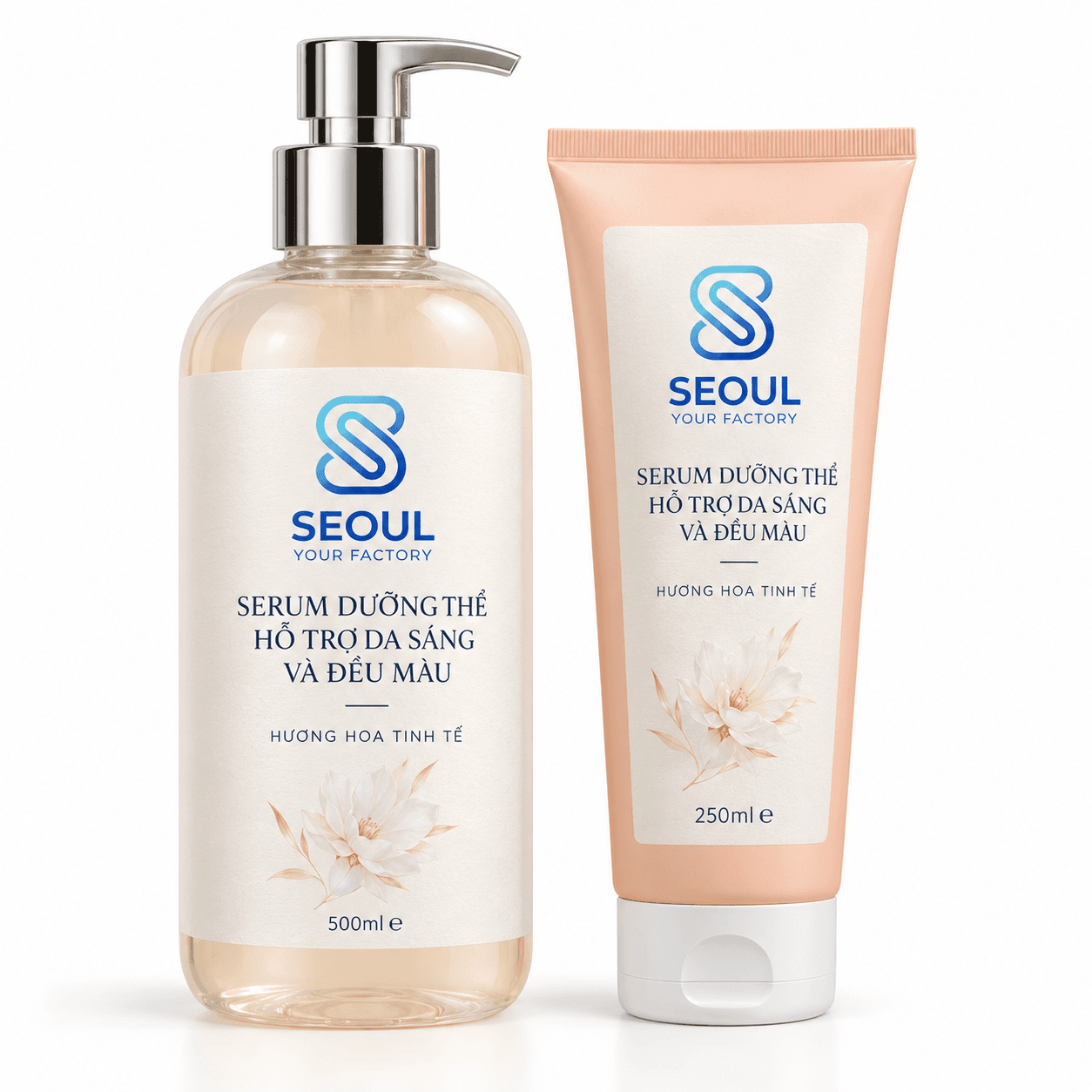 Serum dưỡng thể hỗ trợ da sáng và đều màu