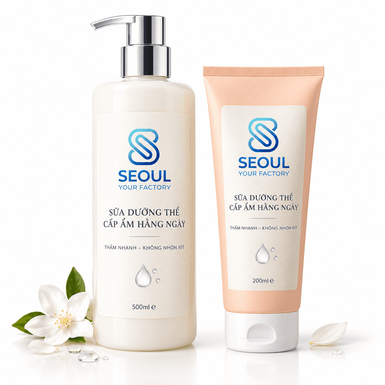 Sữa dưỡng thể cấp ẩm hằng ngày, thấm nhanh