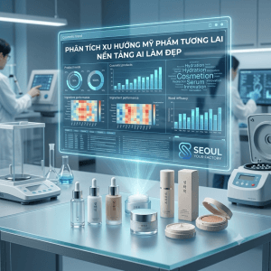 AI dự đoán xu hướng mỹ phẩm giúp Seoul Cosmetic đón đầu thị trường trước 6 tháng, tối ưu R&D và danh mục sản phẩm cho thương hiệu OEM/ODM tại Việt Nam.